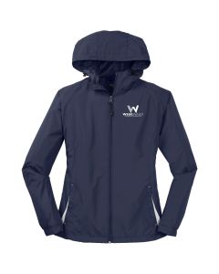 Sport-Tek® Women's Colorblock Hooded Raglan Jacket