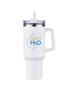 Genoa 40 oz Vacuum Insulated Travel Mug with Straw