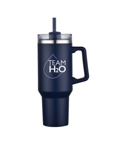 Genoa 40 oz Vacuum Insulated Travel Mug with Straw