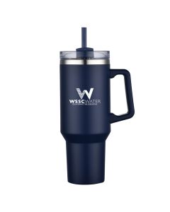 Genoa 40 oz Vacuum Insulated Travel Mug with Straw